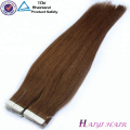 Vente chaude Alibaba Grand Stock Direct Usine Bleu Colle Ruban Remy Bande Extensions de Cheveux